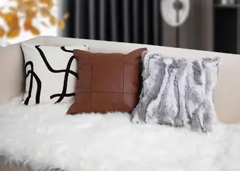 Moderna i минималистичные postavlja jastuk pokriva s vezom za modeliranje sobe vile, dizajnerske seta kožnim tkane jastuk pokriva