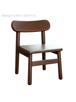 Mali stolica od punog drveta, moderan minimalistički stolica za presvlačenje cipela, ekonomičan stolica, dječje klupa, dječji niska stolica