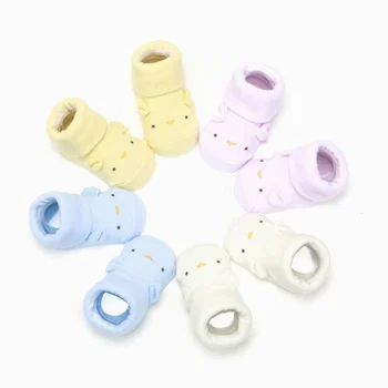 Nove Dječje Čarape 0-6 Mjeseci, Pamučne Crtani Slatka čarape za malu djecu, čvrste čarape za noge