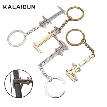 KALAIDUN automobilski ključ mini штангенциркуль prijenosni privezak za ključeve od legure штангенциркуль privezak za ključeve, nakit liniju mjerni alati