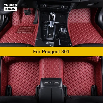 Običaj Auto-Tepisi CUWEUSANG Za Tepih Za Noge Peugeot 301 Auto Accessories